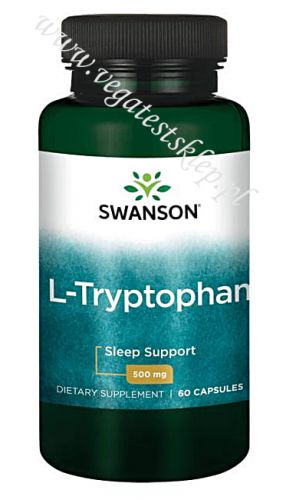 Swanson L-Tryptofan- 500mg - (60 kap)