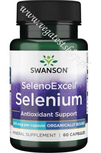 Swanson SelenoExcell Selenium (Selen) 200mcg - (60 kap)